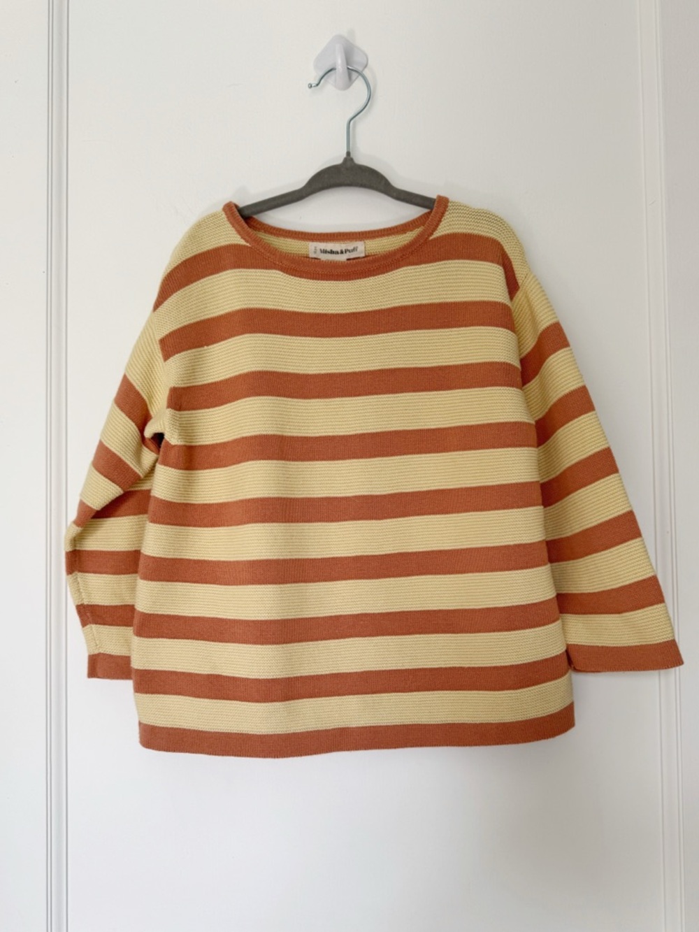 Misha & Puff Boardwalk Mariner Striped Knit Top